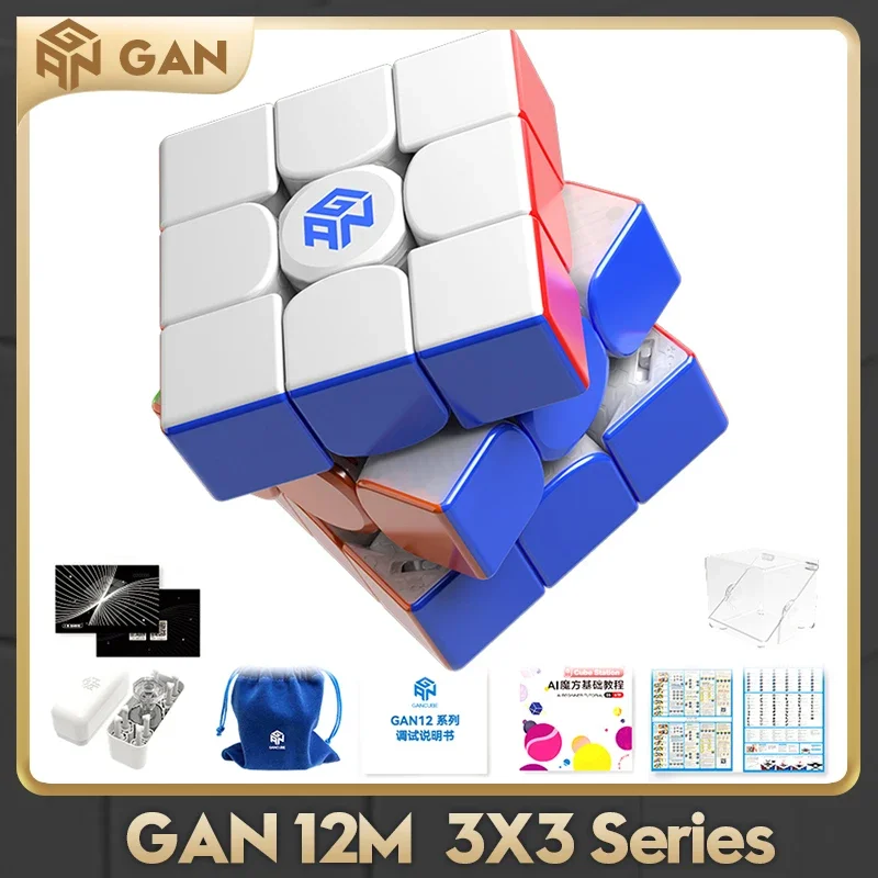 GAN 12 Maglev UV Magnetic Magic Cube 3x3x3 Cubes Stickerless Gan12 Maglev Leap Magnets Puzzle Speed Cubes GAN12Maglev