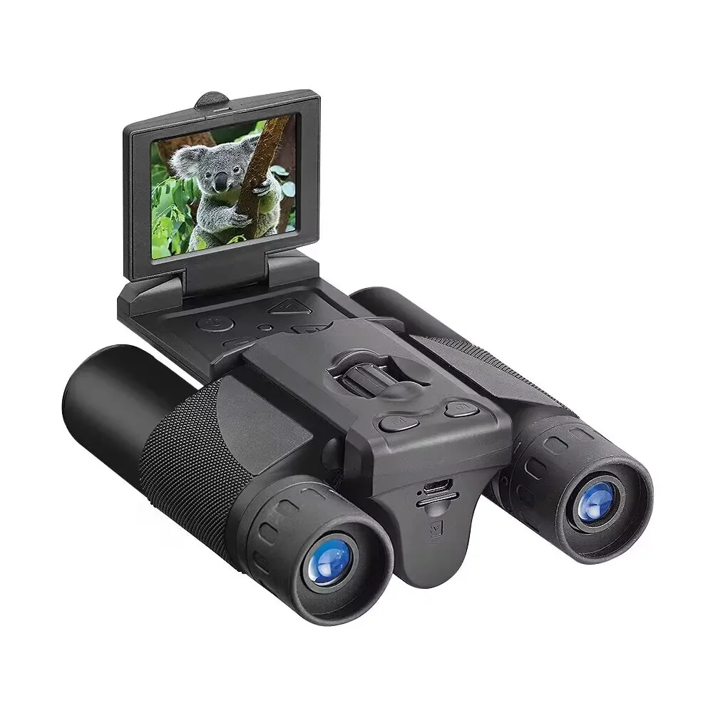 DT10 Digital Binoculars Camera 2inch Screen 10X zoom 2.5K video recording kids binoculars camera gift Outdoor sports Hunting