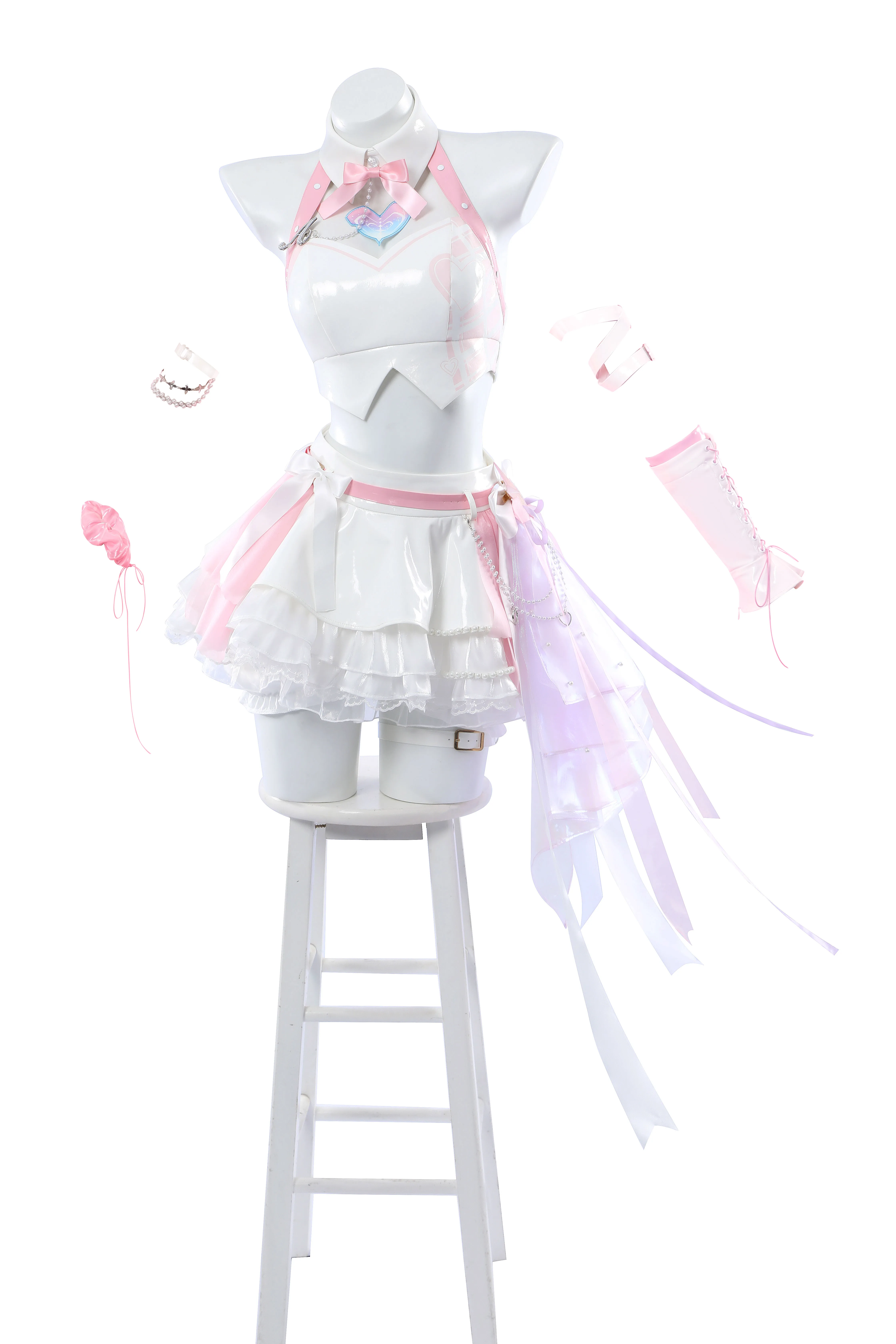 Cosplay Korean Anime - Aemeath Wuthering Waves Sweet Korean Hanbok