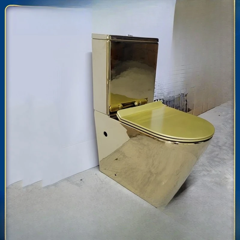 Electroplated toilet luxury gold cross-border bathroom high-end ceramics