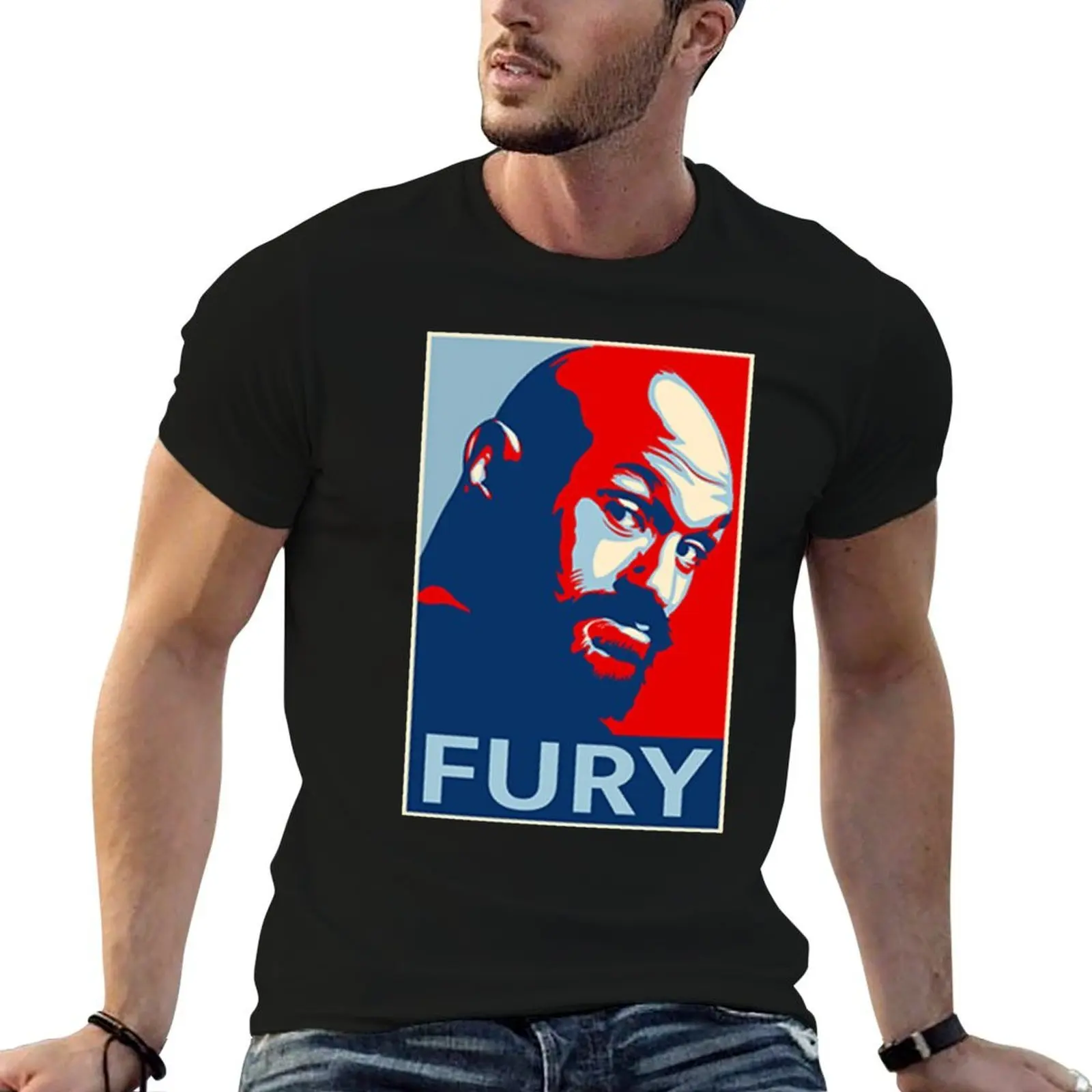 Tyson Fury T-Shirt animal prinfor boys Short sleeve tee funny t shirts for men