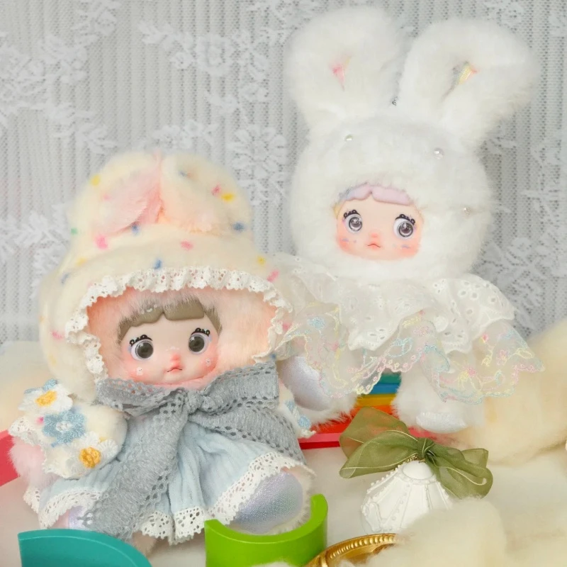 [Voorraad] Nommi Weersverwachting Serie Blind Box Nommi Bunny Vinyl Gezicht Mystery Box Hanger Sleutelhanger Verrassing Tas Decor Cadeau Speelgoed