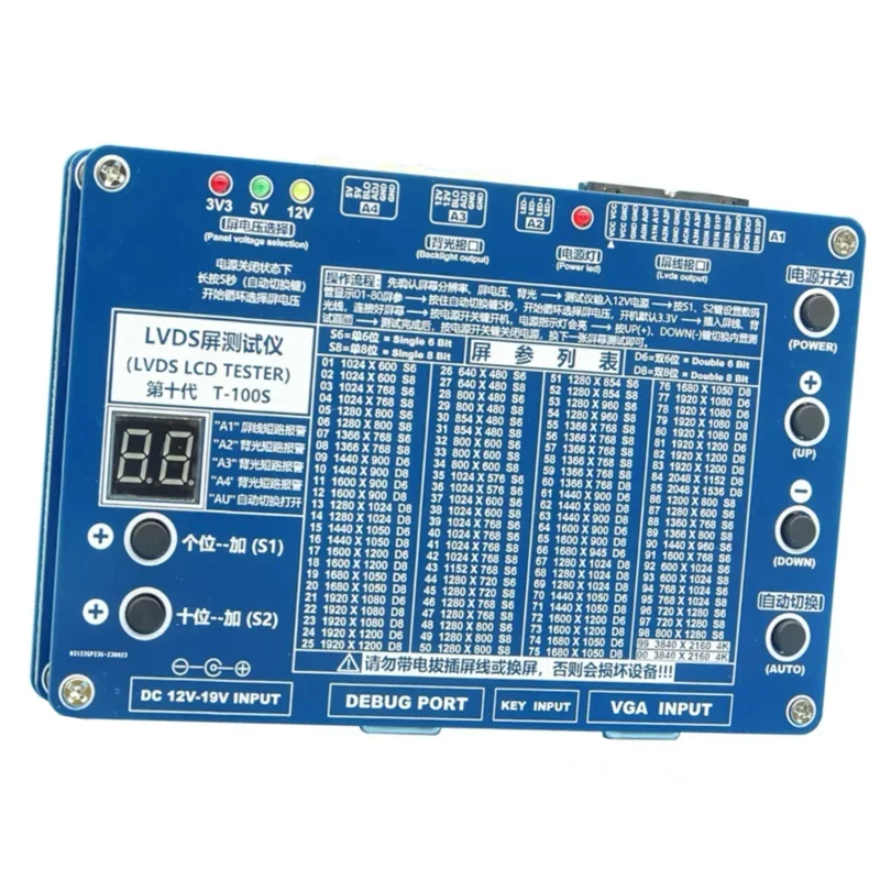

The 10Th Generation Tester 2K/4K Universal LCD/LED TV/Monitor Point Screen Detection Tool