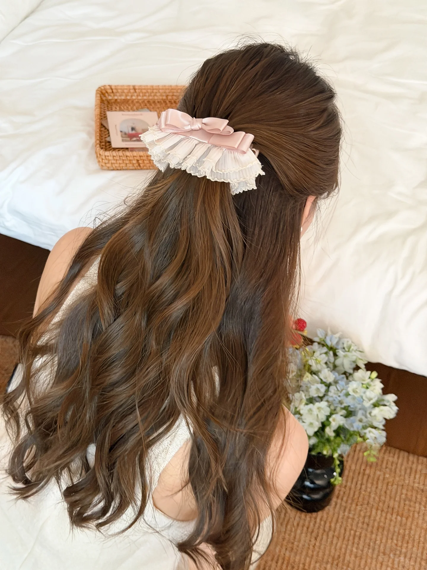 presilha-de-cabelo-rosa-para-meninas-com-renda-presilha-de-cabelo-em-formato-de-banana-delicada-para-primavera-acessorios-d