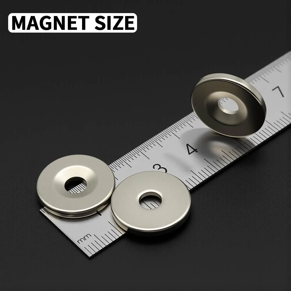 20x3-5mm Powerful with holes Neodymium Magnet N35 NdfeB Permanent Magnetic imanes Round Super Strong Fridge Magnets DIY