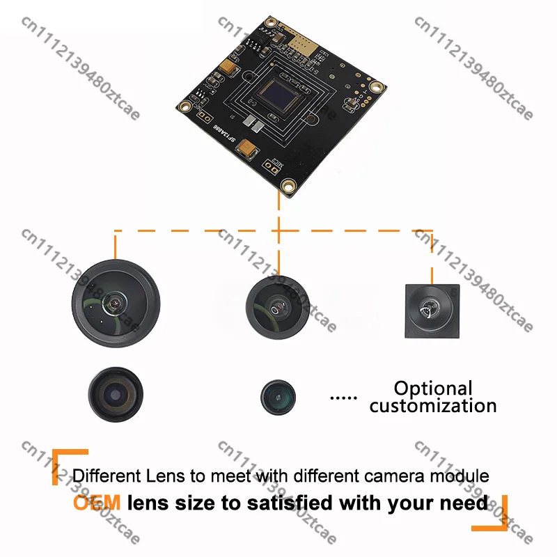 New Driver Free 12MP 4K Low Light Color USB HD Camera Module for Industrial Vision Use