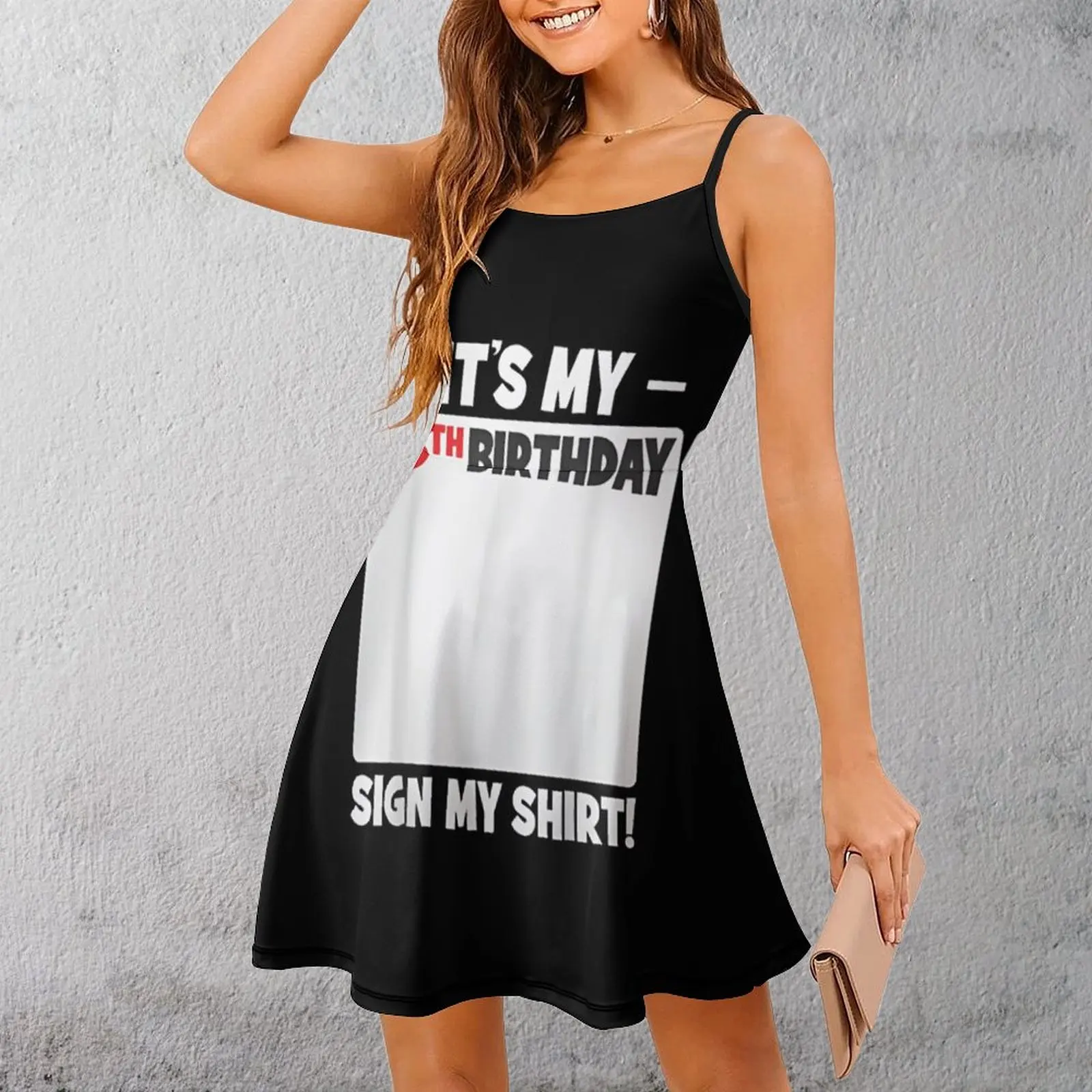 

Рубашка на 16-й день рождения, забавное сексуальное женское платье, женское платье на бретельках, забавная новинка, Клубное платье