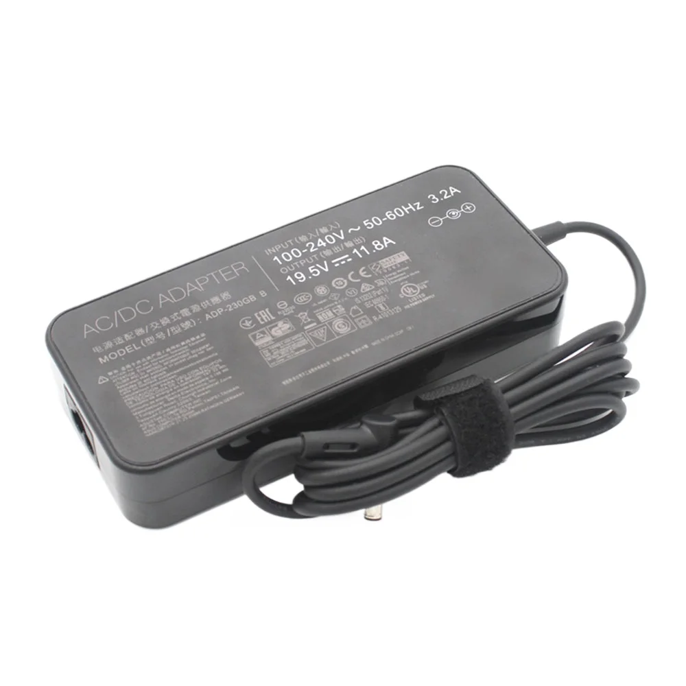 New Power Supply 230W 19.5V 11.8A  Laptop Power Adapter Charger ADP-230GB B for ASUS ROG GL504 AC Adapter Device 6.0*3.7mm