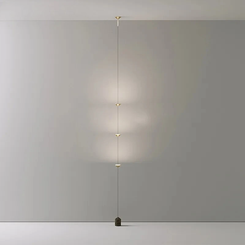 

Living room hallway background wall pendant light Nordic designer creative model room exhibition hall LED bedroom floor lamp