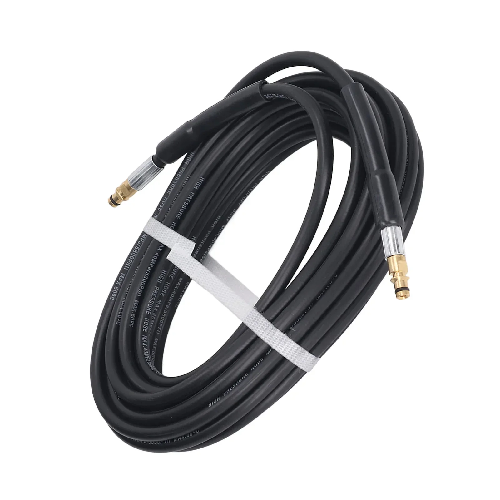 15m High Pressure Water Hose Rubber 5800psi 40Mpa Pressure Washer Hose Replacement For Karcher K2 K3 K4 K5 2 End Plug