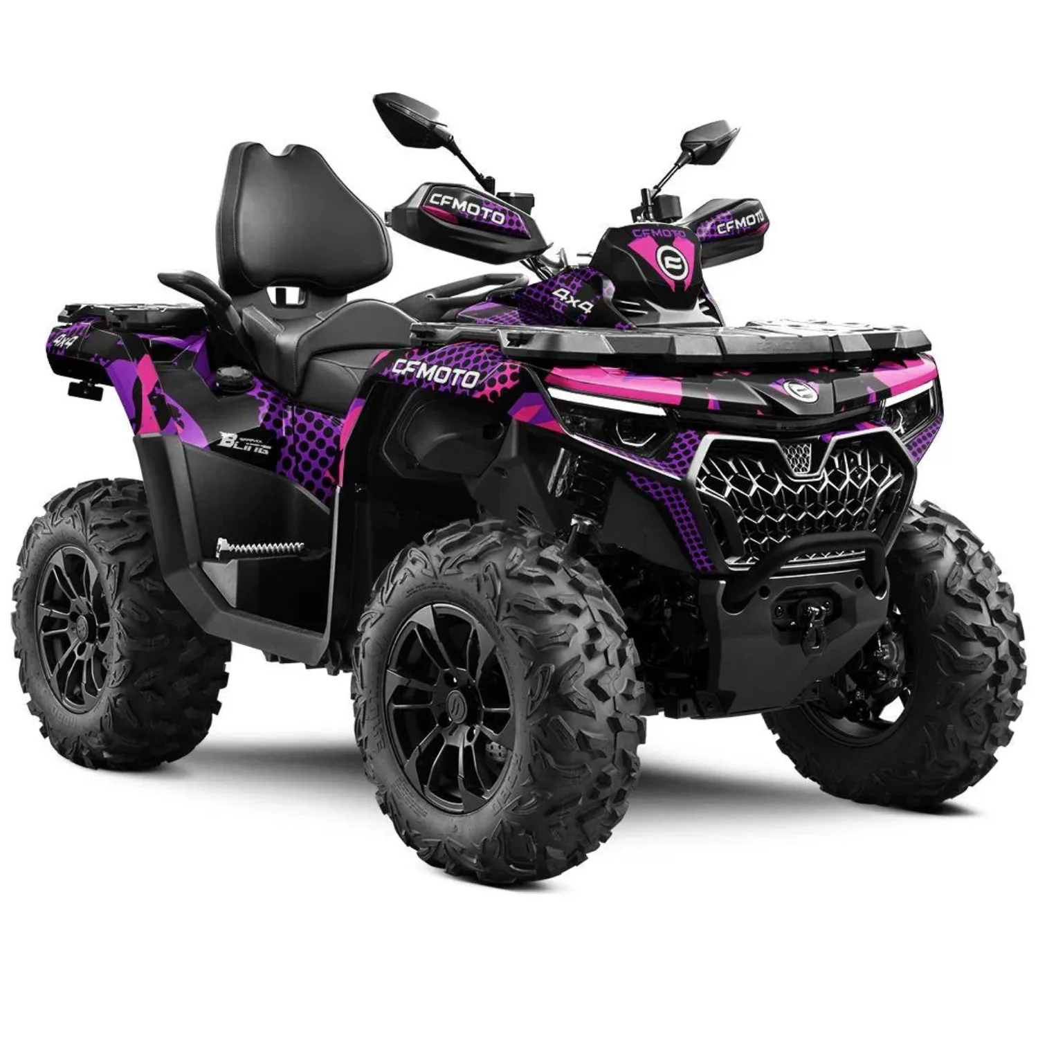 Body Fairing Sticker Decal Protective Atv 4x4 Full Graphic Kit For CFMOTO CFORCE 850 1000 TOURING/PREMIUM 2024-2026 G3 Design-36