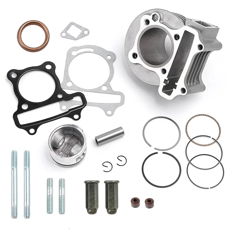 4 Stroke Gy6 100Cc 50Mm Engine Cylinder Rebuild Kit 139QMA 139QMB Piston Big Bore Atv Go Kart Scooter Moped