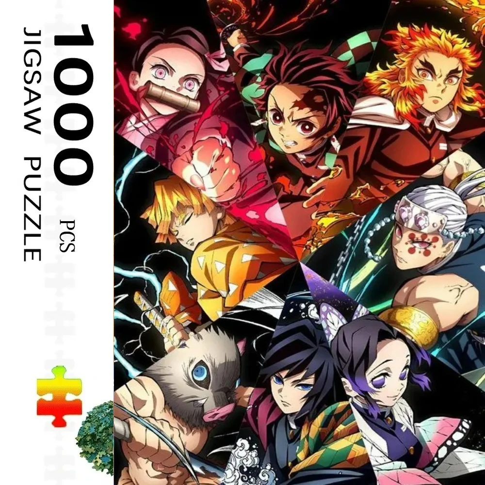 

1000 pcs Demon Slayer Kamado-Nezuko Puzzle Home Decor Adults Puzzle Games Family Fun Floor PuzzlesEducational Toys for Kids