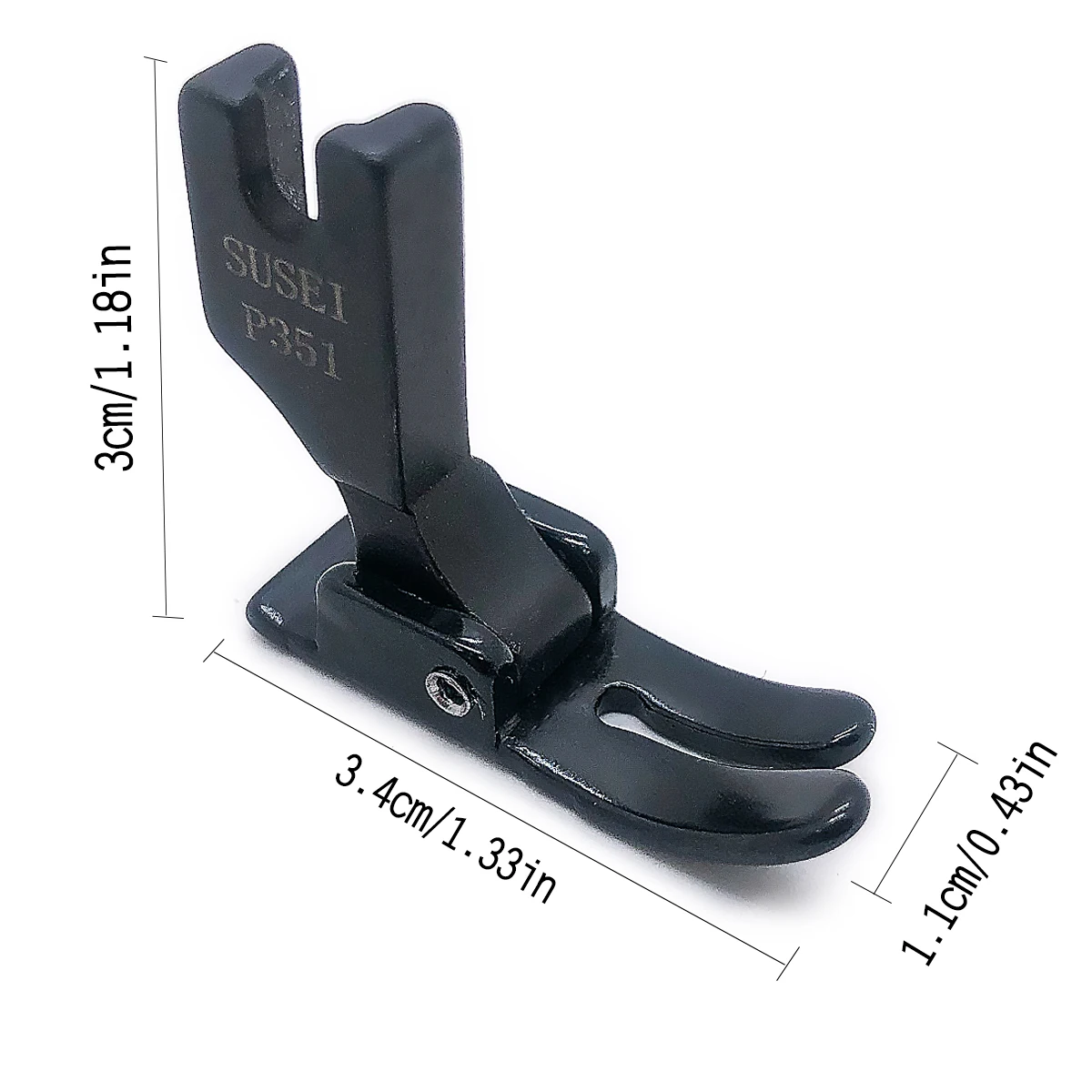 두껍고 얇은 직물을 위한 새로운 블랙 마법사 노루발, 스티치를 건너뛰지 않고 부드러운 작동