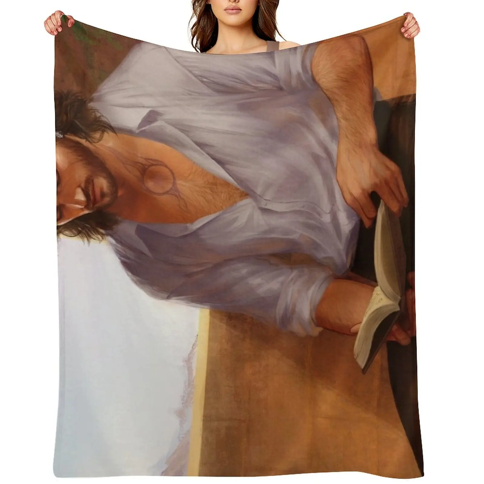 

The Wizard Throw Blanket decorative Decorative Throw Custom wednesday Blankets