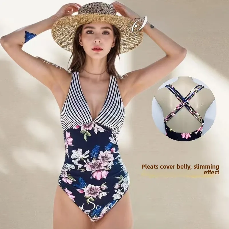 

Женский слитный купальник Amber с эффектом коррекции фигуры, с подкладкой для груди, для термальных источников, из высокоэластичного нейлона.