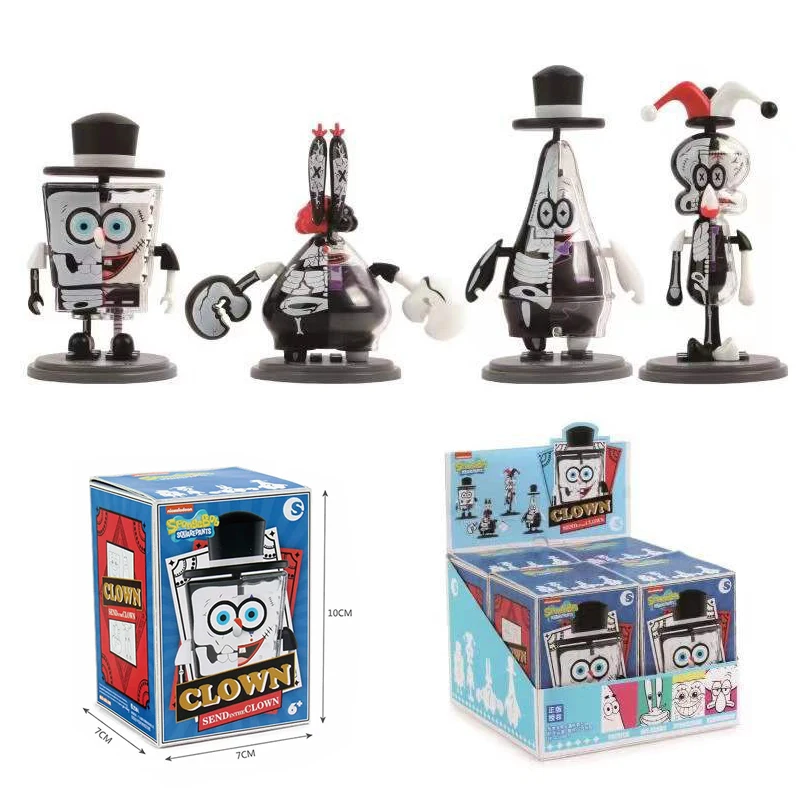 

SpongeBob SquarePants Gothic Clown Blind Box Doll Cartoon Octopus Brother Pie Big Star Pendant Children's Toy Birthday Gift