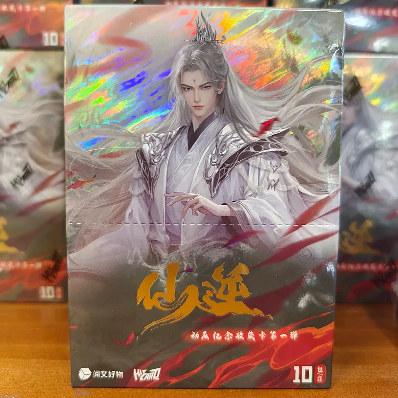 Tarjeta inmortal Original de Renegade, edición conmemorativa animada Vol.1 Wang Lin Li Mu Wan, tarjetas de colección de Anime limitadas raras