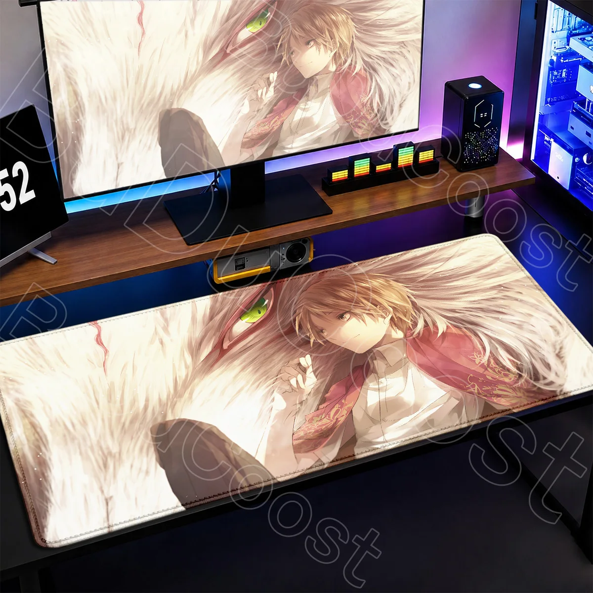Natsume Book of Friends Mauspad mit rutschfester Gummiunterseite, PC-Gaming-Zubehör, großes, waschbares Desktop-Tastaturpad von Takashi Natsume – Detail 17