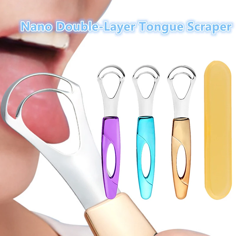 Tongue Scraper Tongue Coating Cleaner Tongue Coating Brush Oral Tongue Cleaner Tool Fresh Breath
