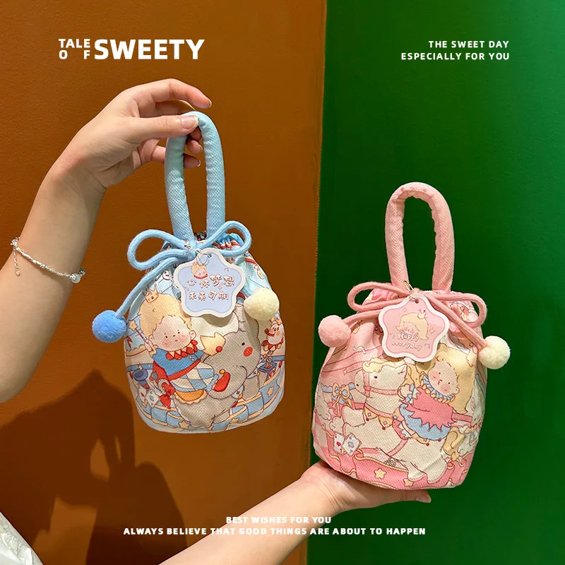 

Children's Candy Gift Tote Bag Baby's Birthday Full Moon Birth Year End Gift Bag Wedding Candy Bag Wedding Companion Gift Bag