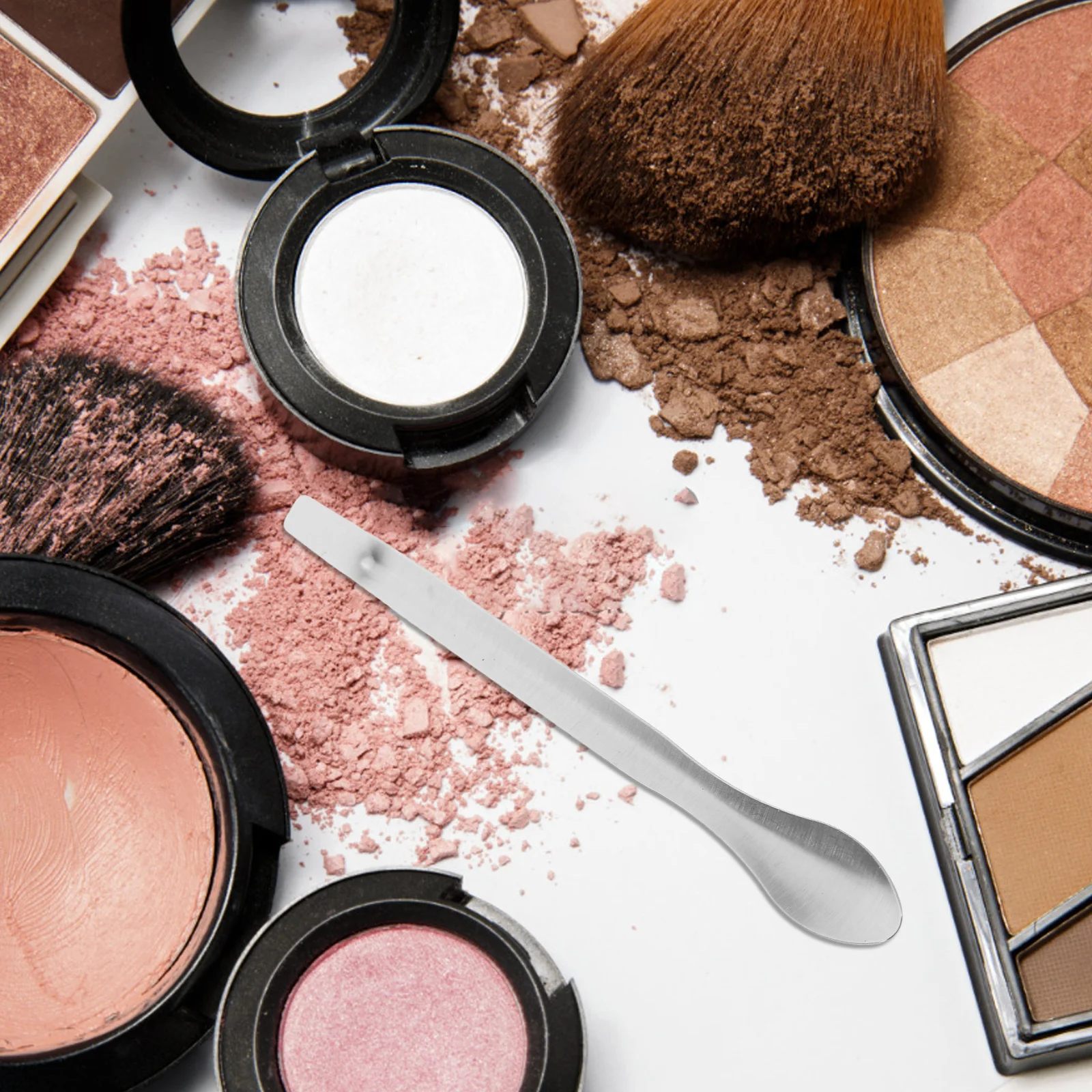 1 Set Wax Seal Spoon Pigment Stirring Rod Skincare Tools Lipstick Spatula Facial Scooper Mini Makeup Spatulas Repair Kit