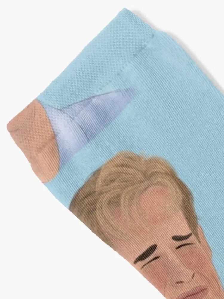 Chaussettes de sol Crying Dawson pour hommes et femmes, chaussettes de course mignonnes, nouvel an