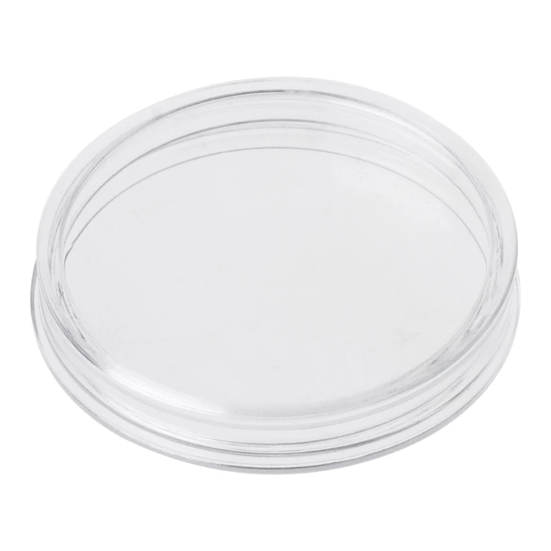 Cápsula acrílica redonda para monedas, soporte de almacenamiento transparente para monedas plateadas, 1 onza, 2022mm, novedad de 38,6