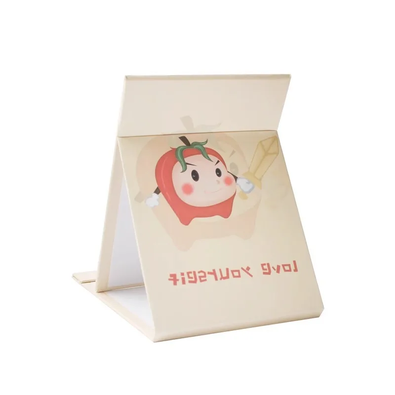 مرآة/قابلة للطي B1- سهلة الاستخدام، غطاء قلاب صغير لسطح المكتب، حجم مرآة الغرور قابلة للطي #5