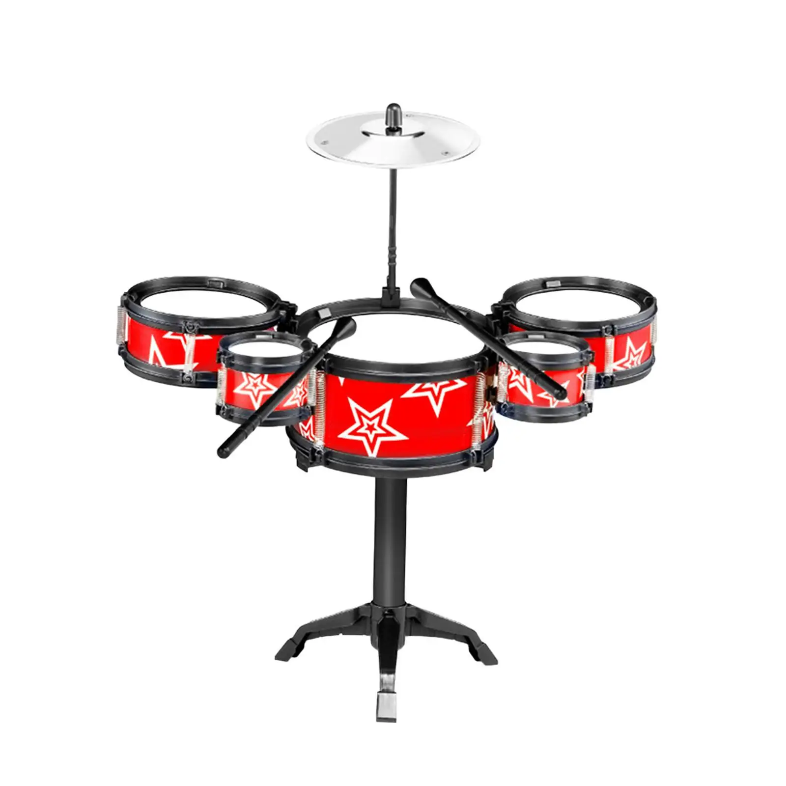 

Kids Drum Set Childrens Simulation Drum Toy for Birthday Christmas Holiday