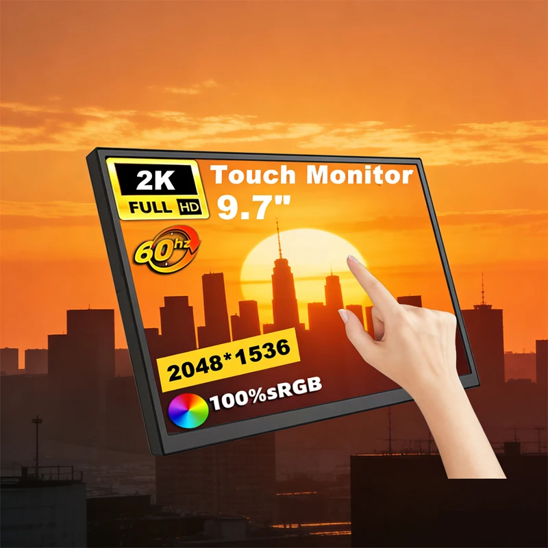 

9.7 Inch 2K 2048*1536 Touch Screen HDMI-compatible LCD for Raspberry Pi Orange Pi Windows PC Display