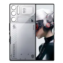 For Nubia Red Magic 9S Pro Plus Case RedMagic 9S Pro+ Tempered Glass Back Cover Red Magic 9 Pro + Glass Case Shockproof Shell