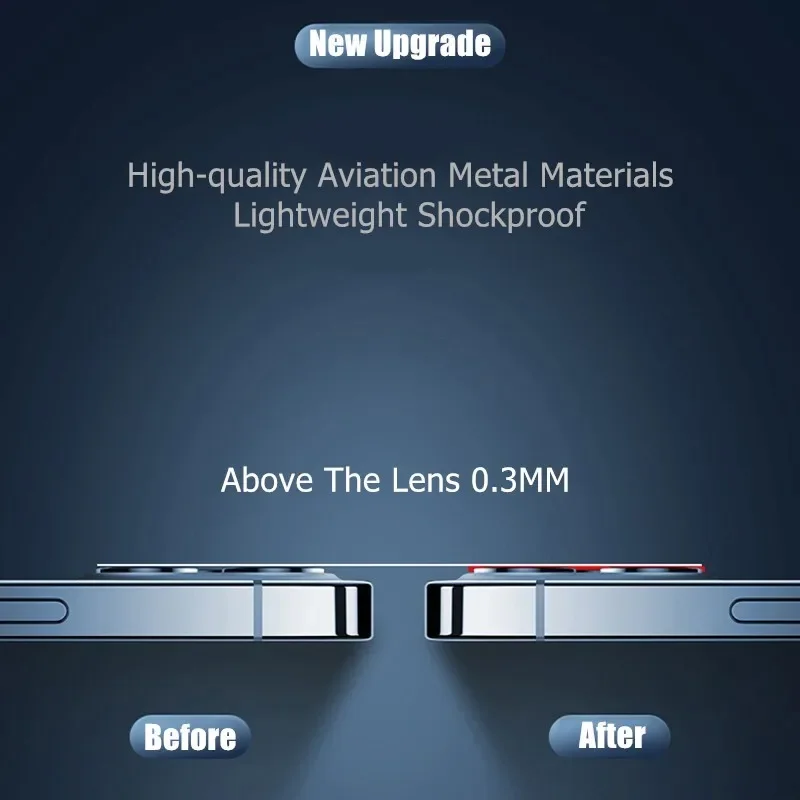 Glitter Camera Lens Film For IPhone 15 Pro 16 13 12 14 Pro Max 13 12 Mini 14 15 Plus Metal Diamond Camera Lens Ring Protector