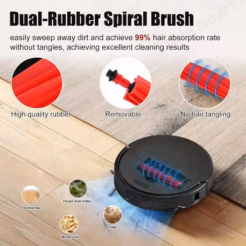 Roborock Qrevo Master / Qrevo Slim Robot Vacuums Cleaner Accessory Main Side Brush Hepa Filter Mop Cloths Dust Bag Spare Part - 2