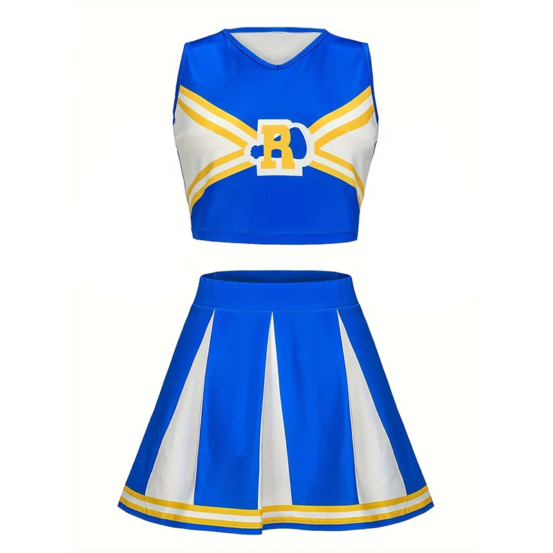 2024 Custom Performance Competition Team Cheers Pom Poms Mädchen Frauen Cheerleading Outfit High School Cheerleader Uniform
