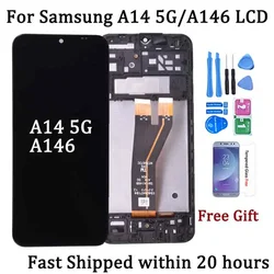 For Samsung  A14 5G A146 LCD Display Touch Screen Digitizer Assembly For Samsung A14 A146B SM-A146P LCD Display