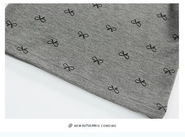 Neues Herbst-Winter-Kindermädchen-Unterhemd mit Schleifenmuster, langärmelig, Rüschen, Stehkragen, weich, warm, lässig, Innenoberteil – Detail 7