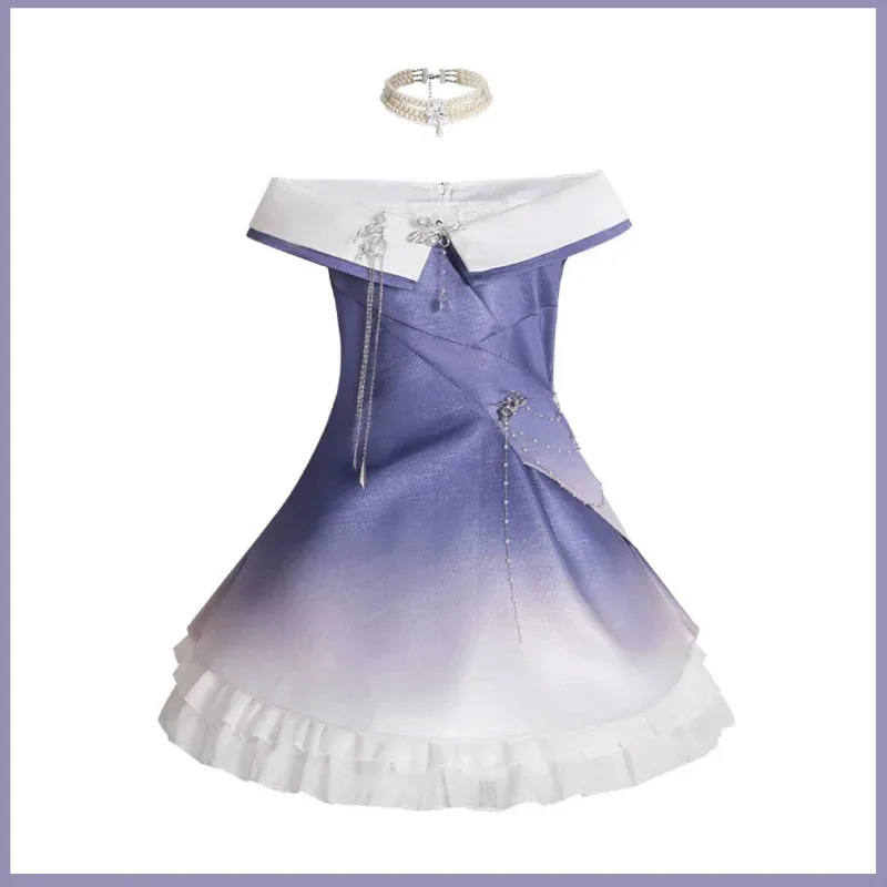 Game Love and Deepspace Miss Hunter Cosplay Costume Mc Player Galactic Circulation Evening Dress Woman Sexy Masked Ball Suitx;2'