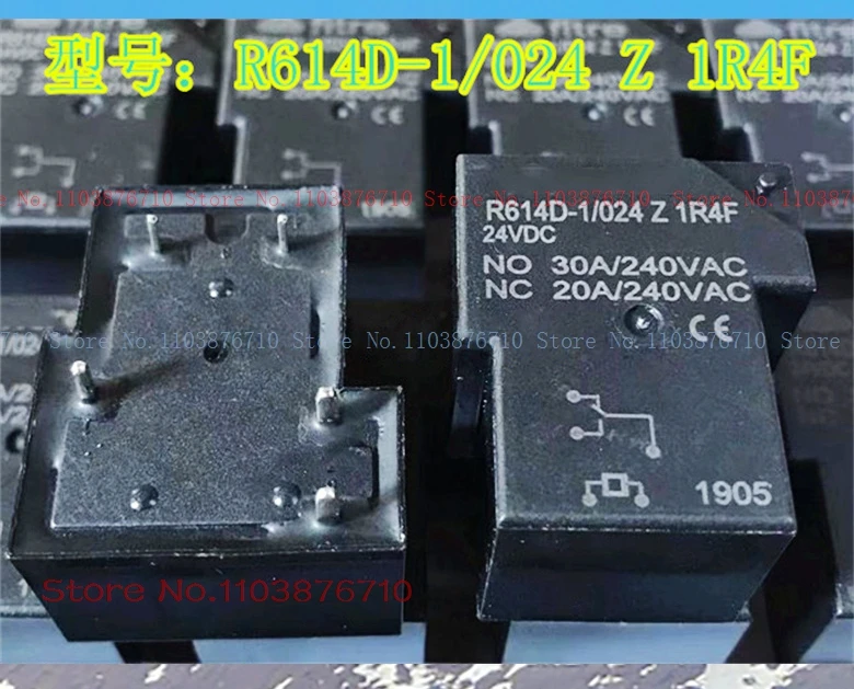 

R614D-1/024 1R4F 24VDC 30A HF165FD DIP-5