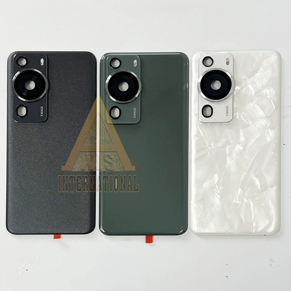 Funda trasera Original de 6,67 pulgadas para Huawei P60 Pro, carcasa de batería, lente de marco de cámara, funda trasera + pegatina