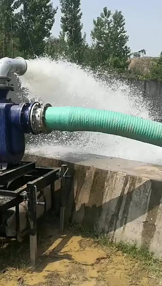 8 Inch Self-Priming Diesel Engine Flood Control Pump Trash Drainage Pump Fire-Fighting Irrigation Pump