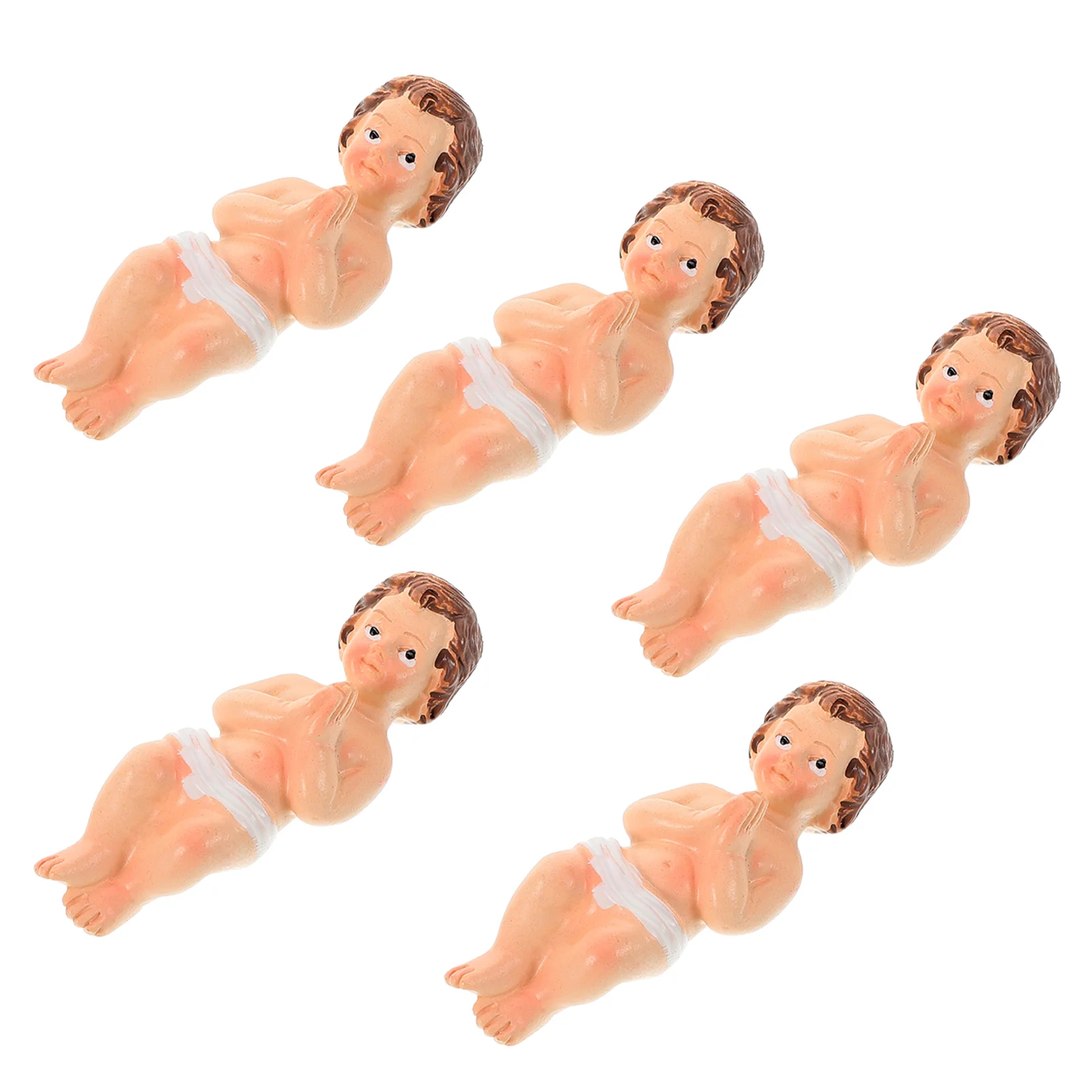 

Exquisite Resin Holy Child Statue Religious nament Home Decor Figurine Miniature Jesus Figure Baby Virgin Little Jesus Statues