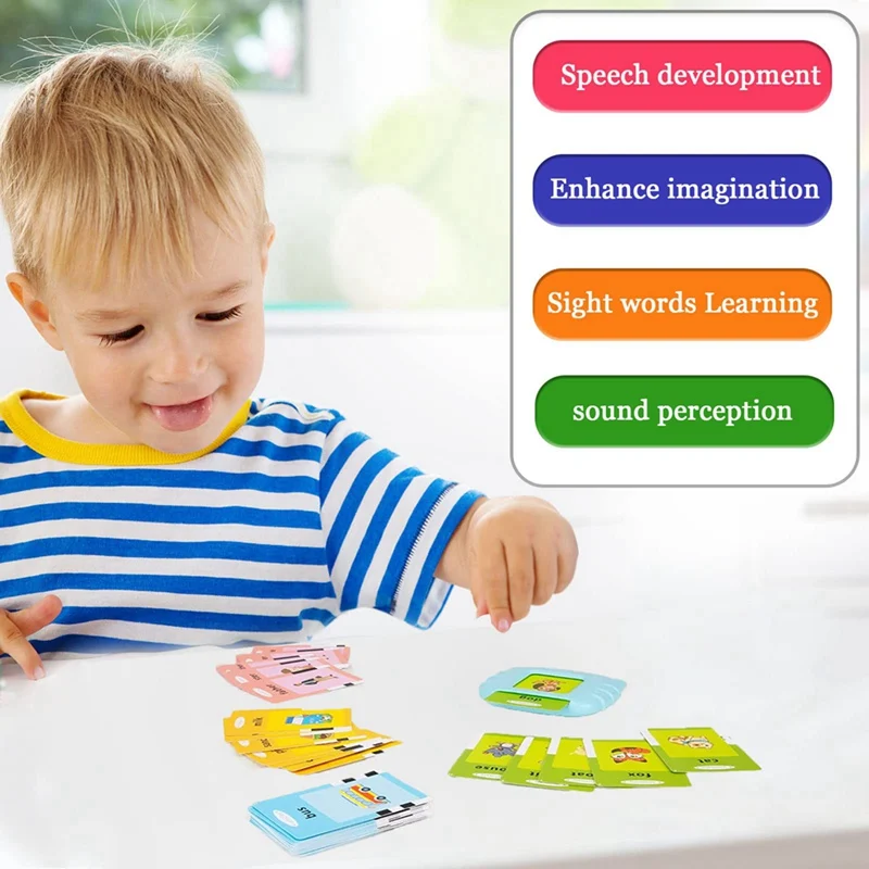 Baby Kinderkaart Type Vroege Educatie Machine Verlichting Audio Learning Machine Boek Speelgoed Kinderen Verjaardagscadeaus