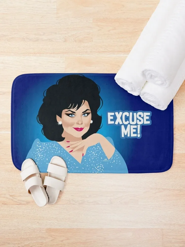 Excuse me! Bath Mat Home Decor Carpet Bathroom Carpet Rug Mat