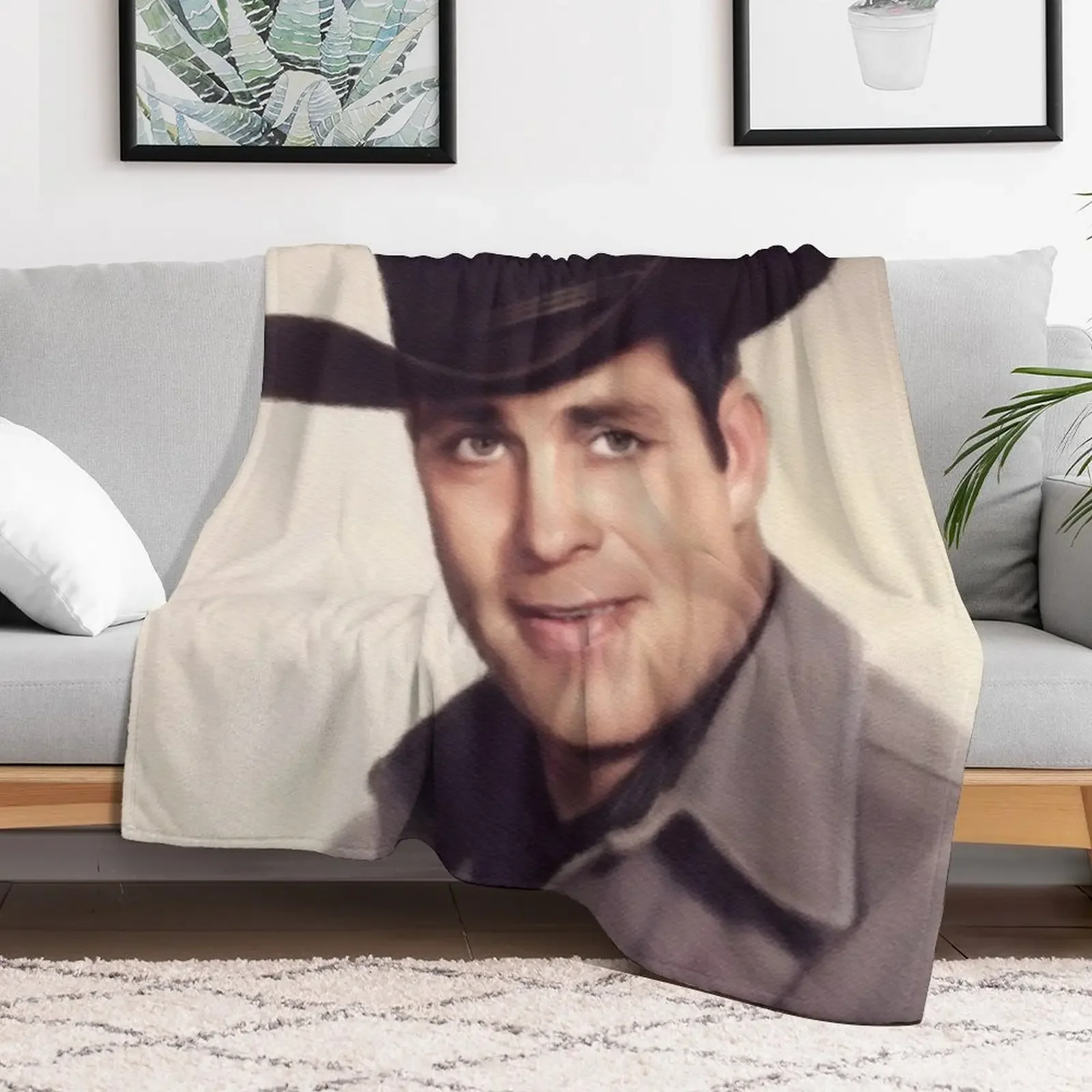 Dale Robertson, Actor Throw Blanket Travel Blankets For Sofas Blankets