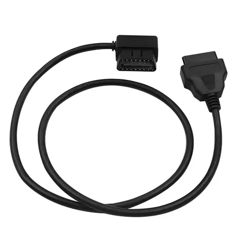 Car 1m OBD Extension Male to Female 16 Core Cord Pin OBD2 Energized Tool Diagnostic Auto Connector Scanner Adapter Device Full