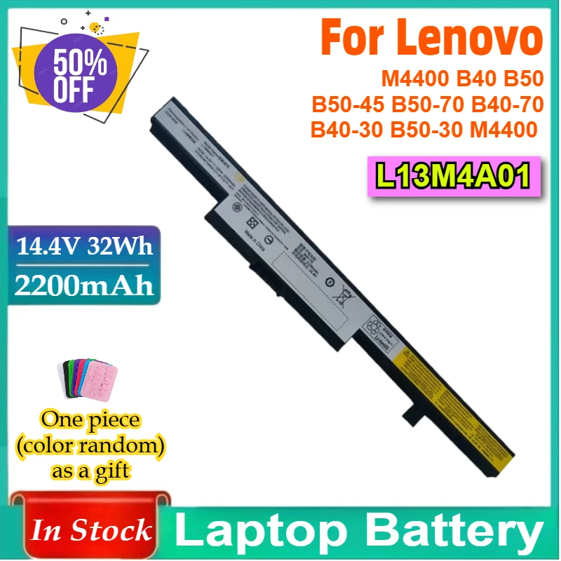 

L13M4A01 L13S4A01 L13L4A01 Replacement Laptop Battery for Lenovo M4400 B40 B50 B50-45 B50-70 B40-70 B40-30 B50-30 M4400