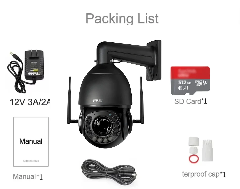 Camhi Max.512G Laser Infrared Metal Auto Tracking 4K 8MP 90X 60X Optical Zoom 360° WIFI PTZ Speed Dome Surveillance IP Camera