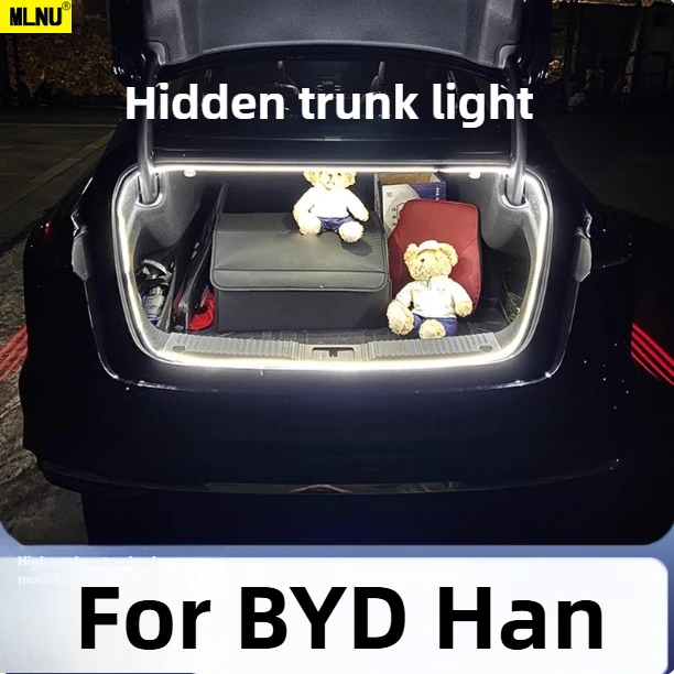 

Car Trunk LED Strip Lights For BYD Han Accessories 2026/2025,High-Brightness&Long Lifespan Scratch-Resistant Anti-Drop 2022-2024