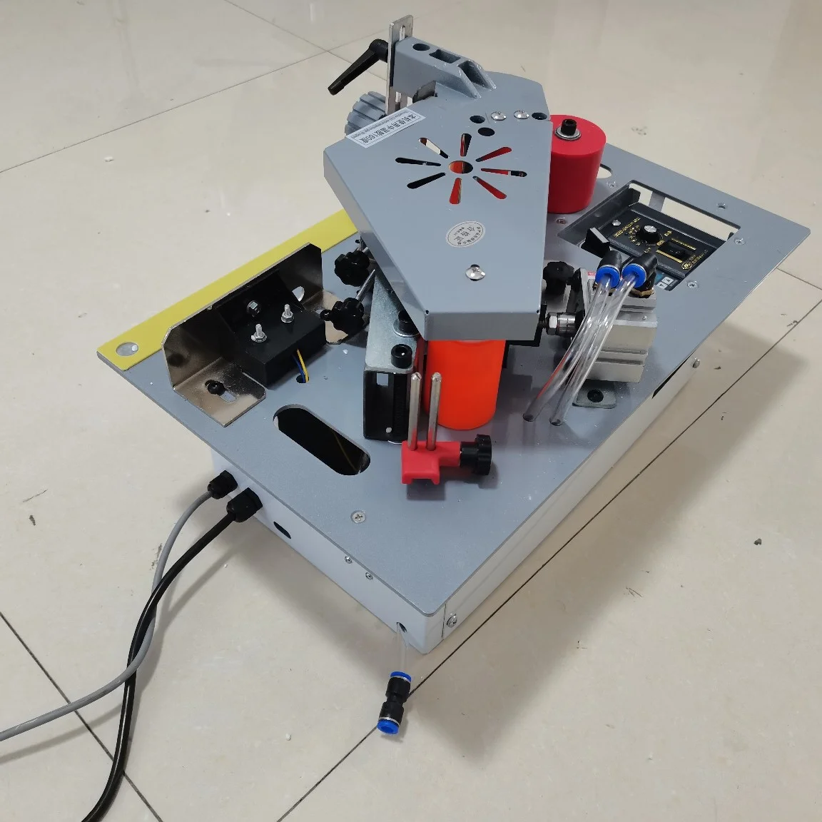 Multifunctional Portable Mini Edge Banding Machine for Pvc Wood Board Double Side Trimming Pvc Edge Banding Tape Making Machine